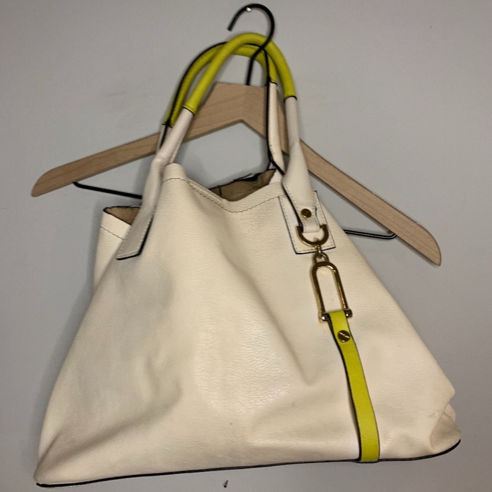 Neiman Marcus Yellow Leather Women's Bag